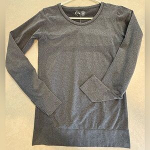 ZYIA Gray Long Sleeve Tee NWOT